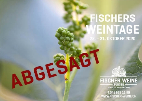 Fischers Weintage Herbst 2020 – abgesagt