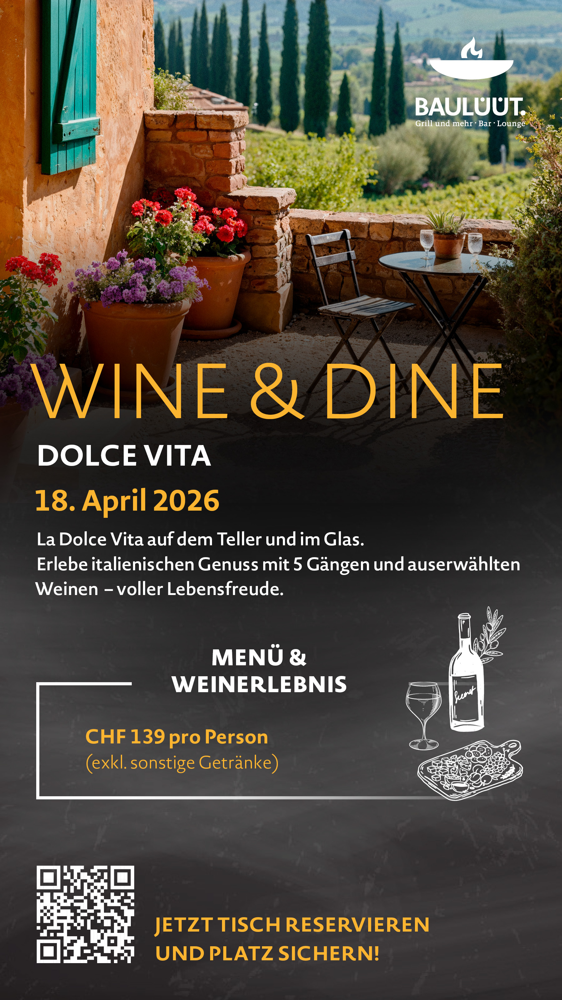 Fischer Weine - Wine & Dine Dolce Vita