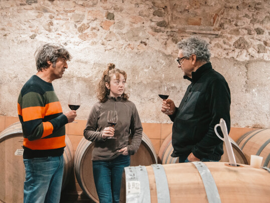 Celler Cal Besso -Jaume, Isabel und Riamon Fischer Weine - Isabel Castellví Figuerola
