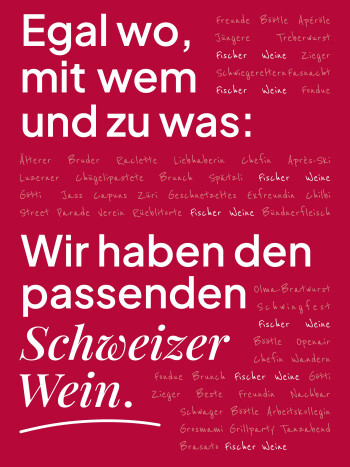Fischer Weine - Profitiere von 10 % Rabatt und entdecke die Schweizer Weinvielfalt