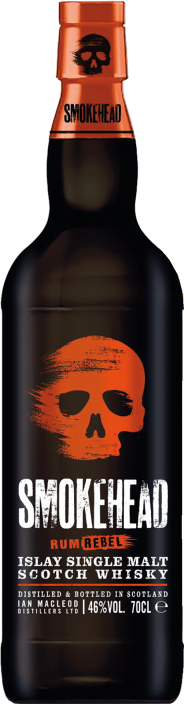 Smokehead Rum Cask Rebel Ian Macleod Distillers, Broxburn Smokehead Rum Cask Rebel Ian Macleod Distillers, Broxburn