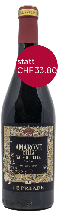 Amarone Le Preare Valpolicella 2020 Cantina Valpolicella Negrar, Negrar (Verona)