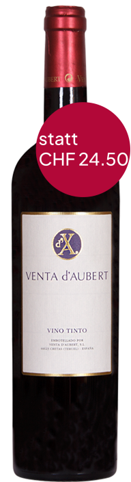 Venta d'Aubert tinto 2016 Bodega Venta d’Aubert, Cretas (Teruel)