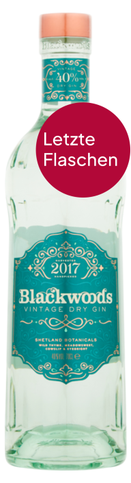 Gin Vintage Dry Blackwood Distillery, London