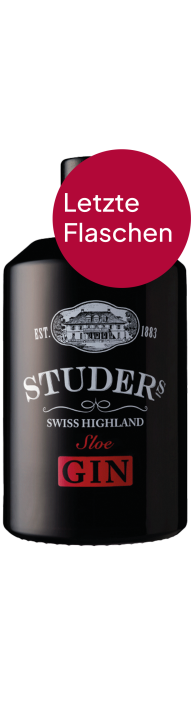 Gin Swiss Highland Sloe Distillery Studer & Co, Escholzmatt