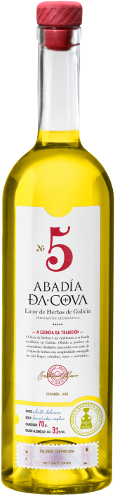 Licor de Hierbas Nr. 5 Abadía da Cova, O Saviñao