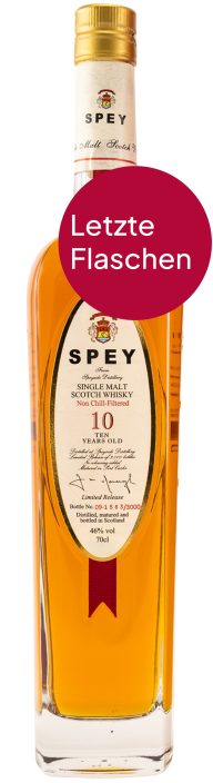 Whisky Spey 10 Years, Spey of Speyside Distillery, Kingussie