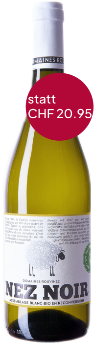 Nez Noir blanc 2022 Domaines Rouvinez, Sierre