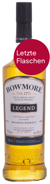 Whisky Bowmore Legend, Bowmore Distillery, Bowmore