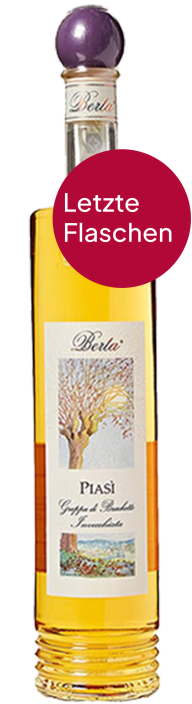 Grappa Piasi (Brachetto) Distilleria Berta, Mombaruzzo